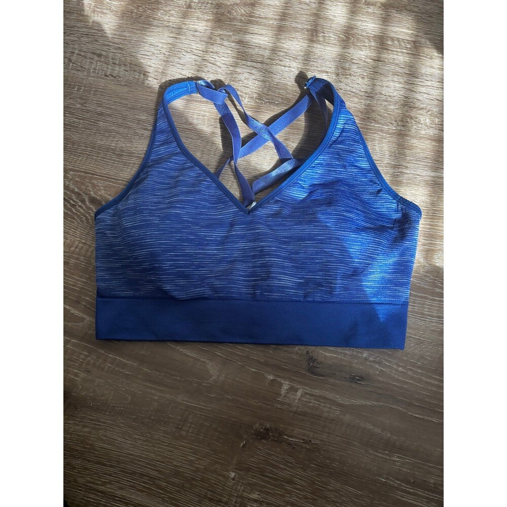 Puma Blue Cross Back Padded bra XL